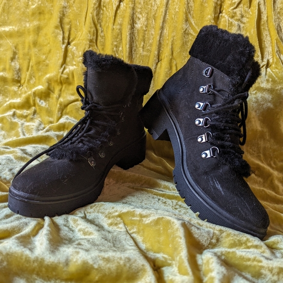 a new day Shoes - A New Day Fur Boots - Target